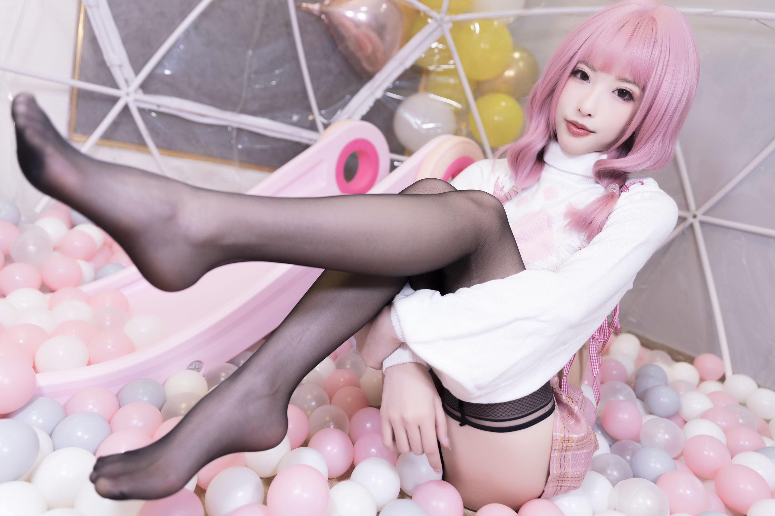 [COS写真]尤物清水由乃–粉色南半球插图6